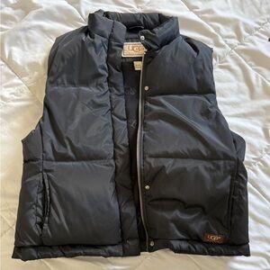 UGG black puffer vest